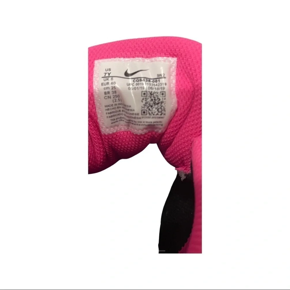 NIKE UNISEX YOUTH TEAM HUSTLE QUICK 2 (GS) BLACK PINK BLUE CQ9438-001 (s) 7Y-8.5